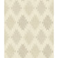 Stitched Heirloom Khaki Wallpaper
