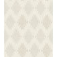 Stitched Heirloom White Wallpaper