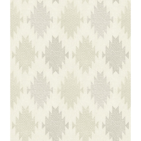 Stitched Heirloom Moss Wallpaper