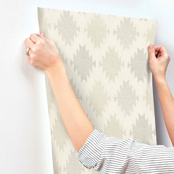 Stitched Heirloom Moss Wallpaper