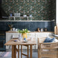 Brittsommar Evergreen Woodland Floral Wallpaper