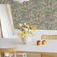 Hava Coral Meadow Flowers Wallpaper
