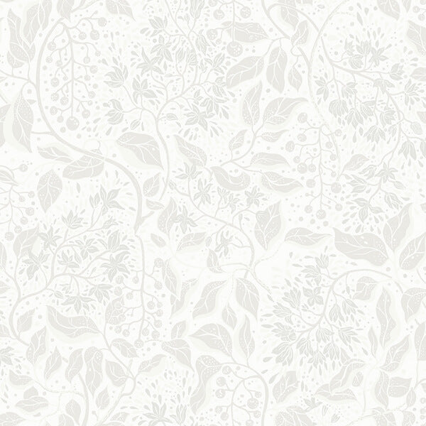 Turi Light Grey Twining Vines Wallpaper