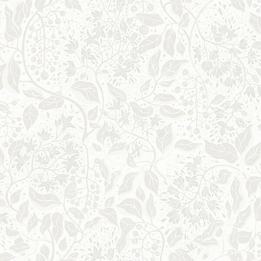 Turi Light Grey Twining Vines Wallpaper