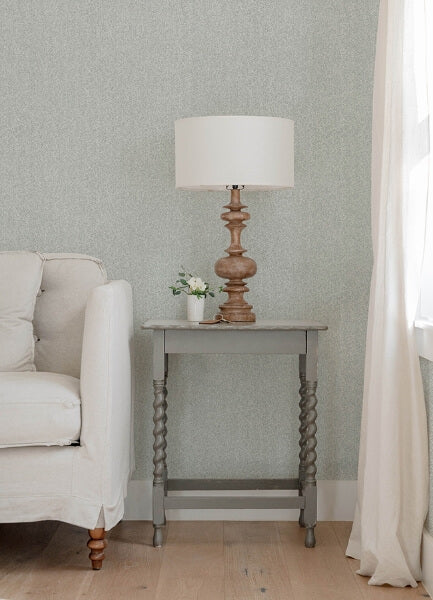 Ashbee Light Grey Faux Fabric Wallpaper