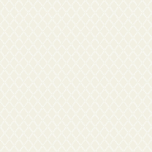 Trevor Khaki Leaf Trellis Wallpaper