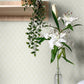Trevor Khaki Leaf Trellis Wallpaper