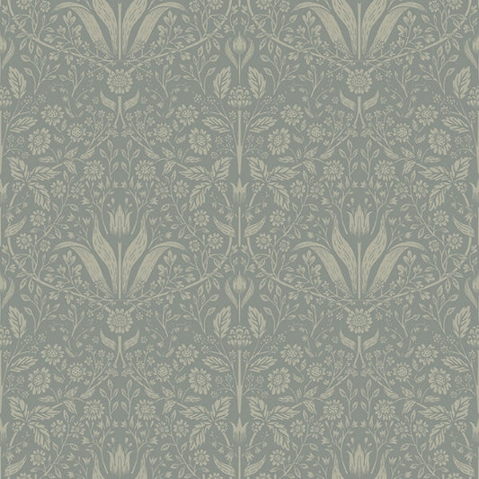 Mara Green Tulip Ogee Wallpaper