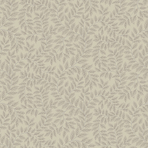 Lindlöv Taupe Leafy Vines Wallpaper
