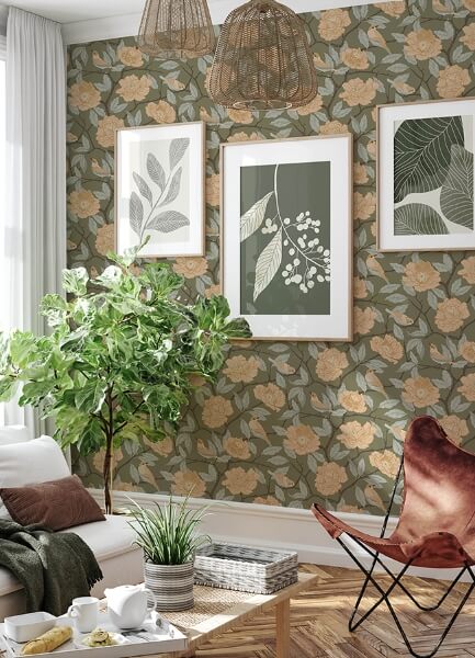 Bernadina Moss Rosebush Wallpaper