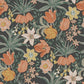 Cecilia Black Tulip and Daffodil Wallpaper