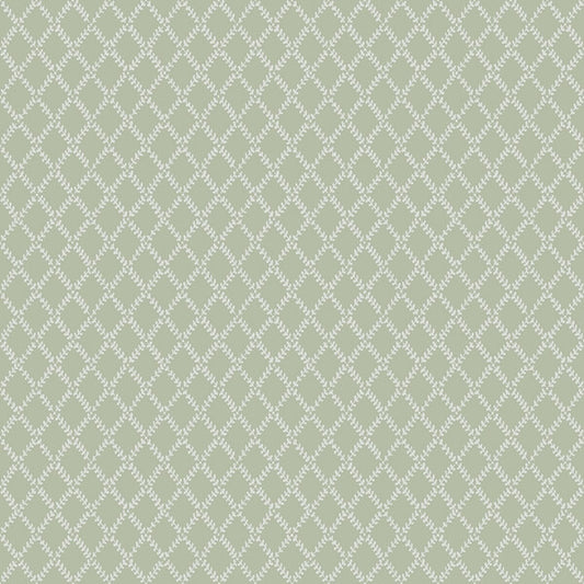 Trevor Moss Leaf Trellis Wallpaper