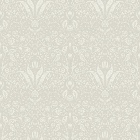Mara Beige Tulip Ogee Wallpaper