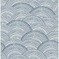 Encircle Indigo Geometric Wallpaper