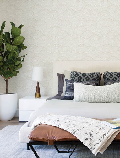 Encircle Dove Geometric Wallpaper