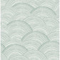 Encircle Sea Green Geometric Wallpaper