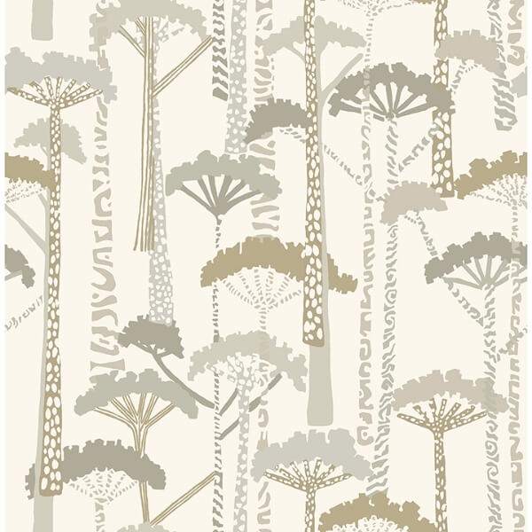 Unify Metallic Forest Wallpaper