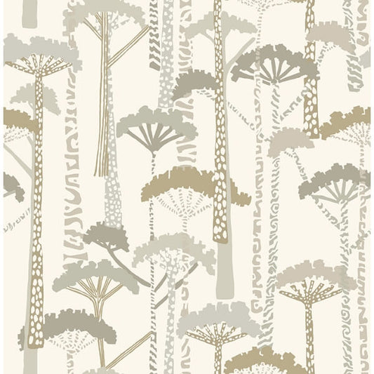 Unify Metallic Forest Wallpaper