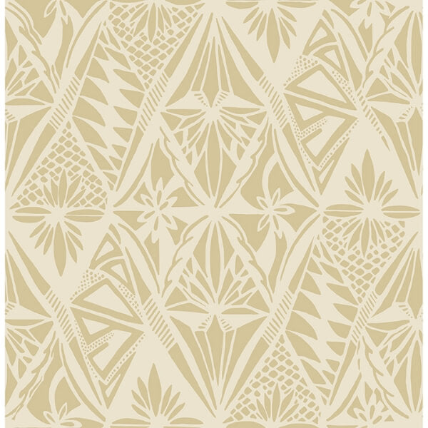 Urbane Yellow Diamonds Wallpaper