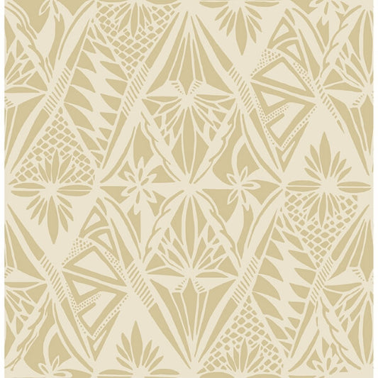 Urbane Yellow Diamonds Wallpaper