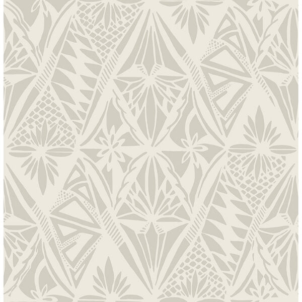 Urbane Light Grey Diamonds Wallpaper