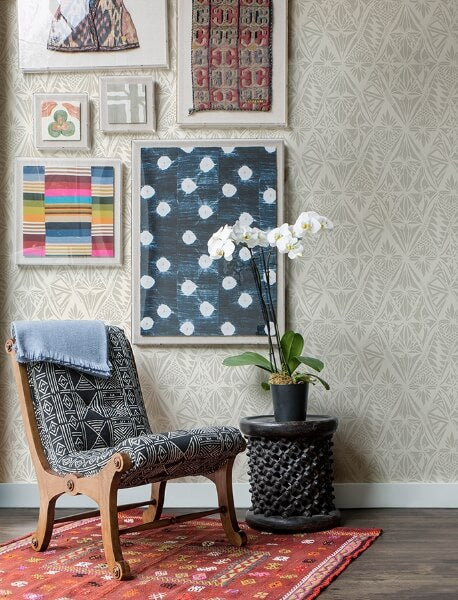 Urbane Light Grey Diamonds Wallpaper