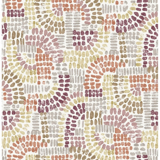 Wanderer Multicolor Mosiac Wallpaper