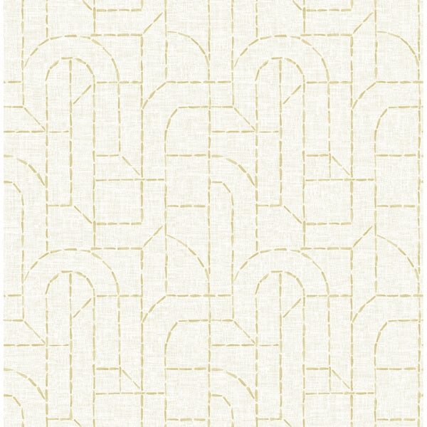 Integrity Yellow Arched Outlines Wallpaper