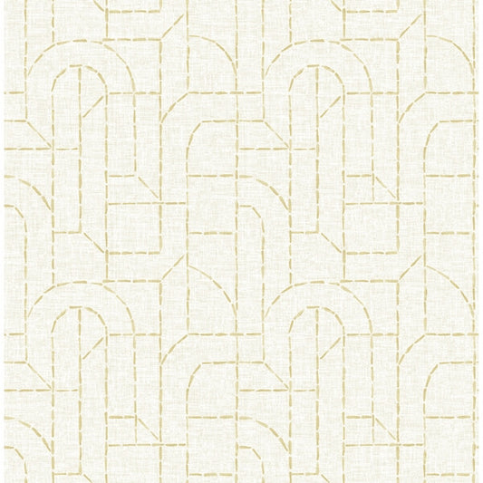 Integrity Yellow Arched Outlines Wallpaper