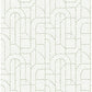 Integrity Light Green Arched Outlines Wallpaper