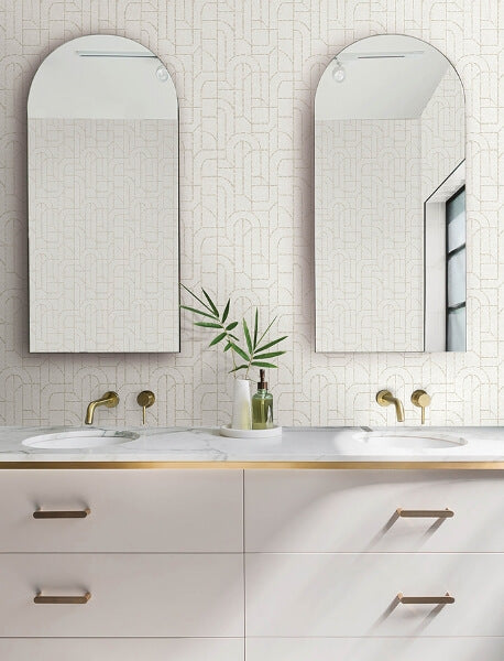 Integrity Dove Arched Outlines Wallpaper
