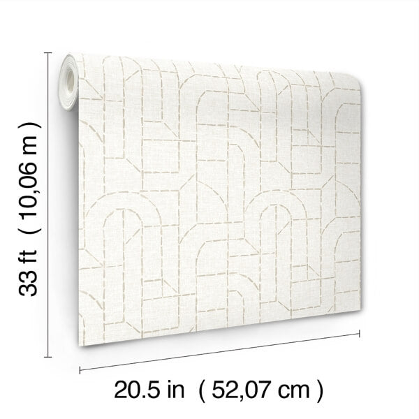 Integrity Dove Arched Outlines Wallpaper