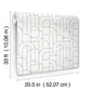 Integrity Blue Arched Outlines Wallpaper