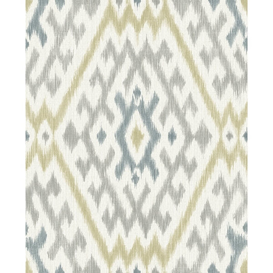 Solola Chartreuse Ikat Wallpaper