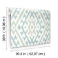 Solola Aqua Ikat Wallpaper