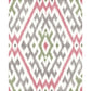 Solola Fuchsia Ikat Wallpaper