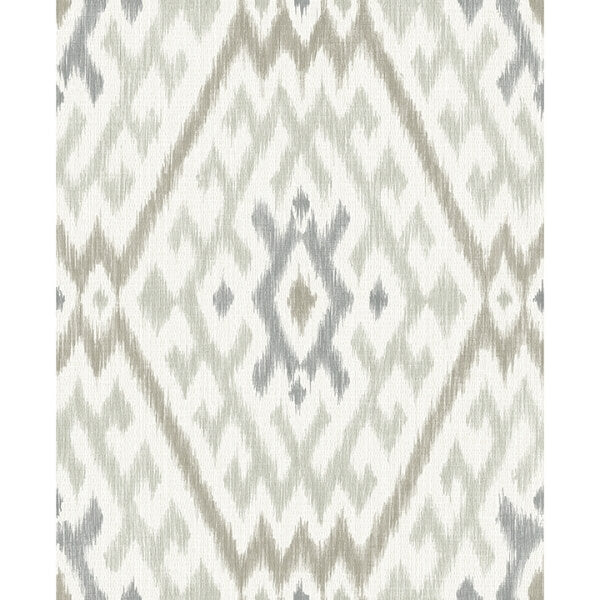 Solola Stone Ikat Wallpaper