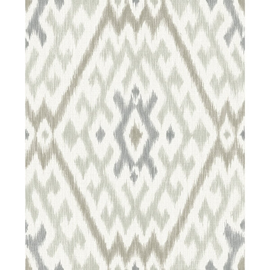 Solola Stone Ikat Wallpaper