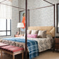 Jacaranda Light Blue Tropical Trail Wallpaper