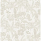 Jacaranda Taupe Tropical Trail Wallpaper