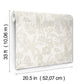 Jacaranda Taupe Tropical Trail Wallpaper