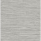 Exhale Light Grey Woven Faux Grasscloth Wallpaper