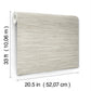 Exhale Light Grey Woven Faux Grasscloth Wallpaper