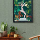 Soul Green Animal Print Wallpaper