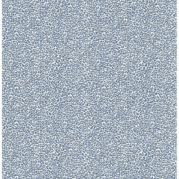 Soul Indigo Animal Print Wallpaper