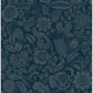 Marta Navy Floral Trail Wallpaper