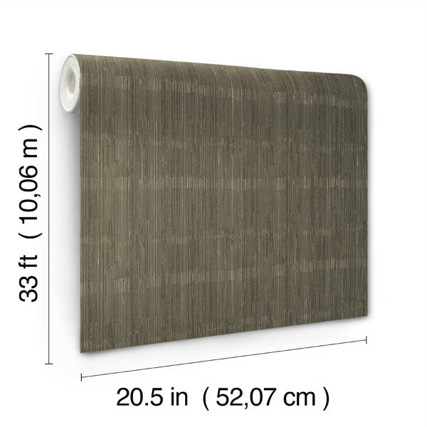 Somerset Stone Abstract Stripe Wallpaper