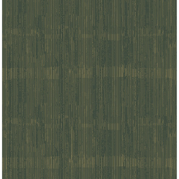 Somerset Evergreen Abstract Stripe Wallpaper