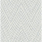 Lainey Blue Stitched Chevron Wallpaper