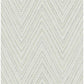 Lainey Green Stitched Chevron Wallpaper